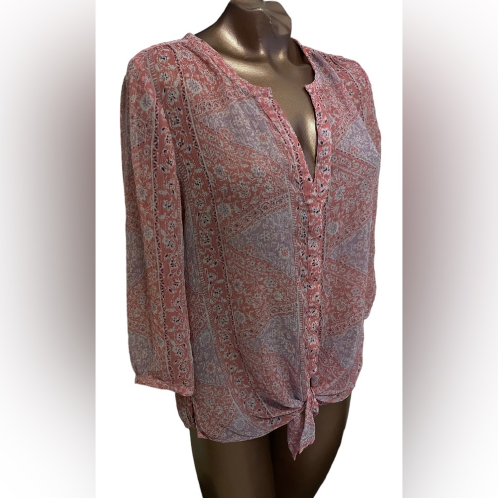 Maurices Sheer Knot Blouse